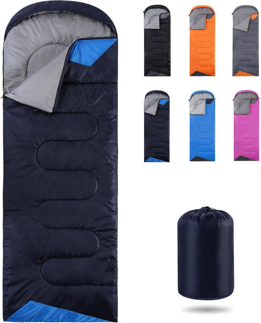 Gelbchu Sleeping Bags for Adults Backpacking Lightweight Waterproof- Cold Weather Sleeping Bag for Girls Boys Mens for Warm Camping Hiking Outdoor Travel Hunting with Compression Bags