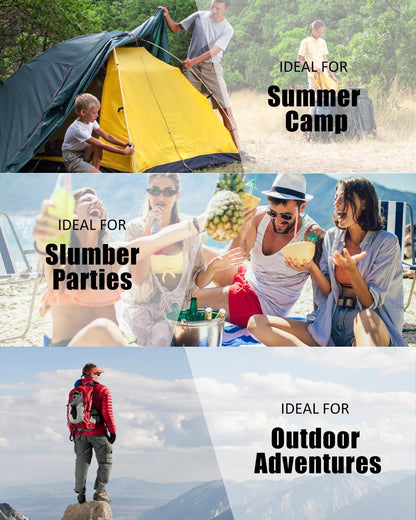 Gelbchu Sleeping Bags for Adults Backpacking Lightweight Waterproof- Cold Weather Sleeping Bag for Girls Boys Mens for Warm Camping Hiking Outdoor Travel Hunting with Compression Bags