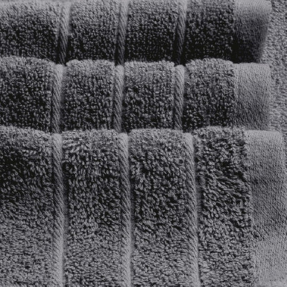 Gelbchu Pack of 4 Extra Large Bath Towels 30 x 60 Inches, 100% Cotton, Larger & Lighter Weight, Quicker to Dry, Super Soft and Absorbent, Perfect for Bathroom, Dark Grey